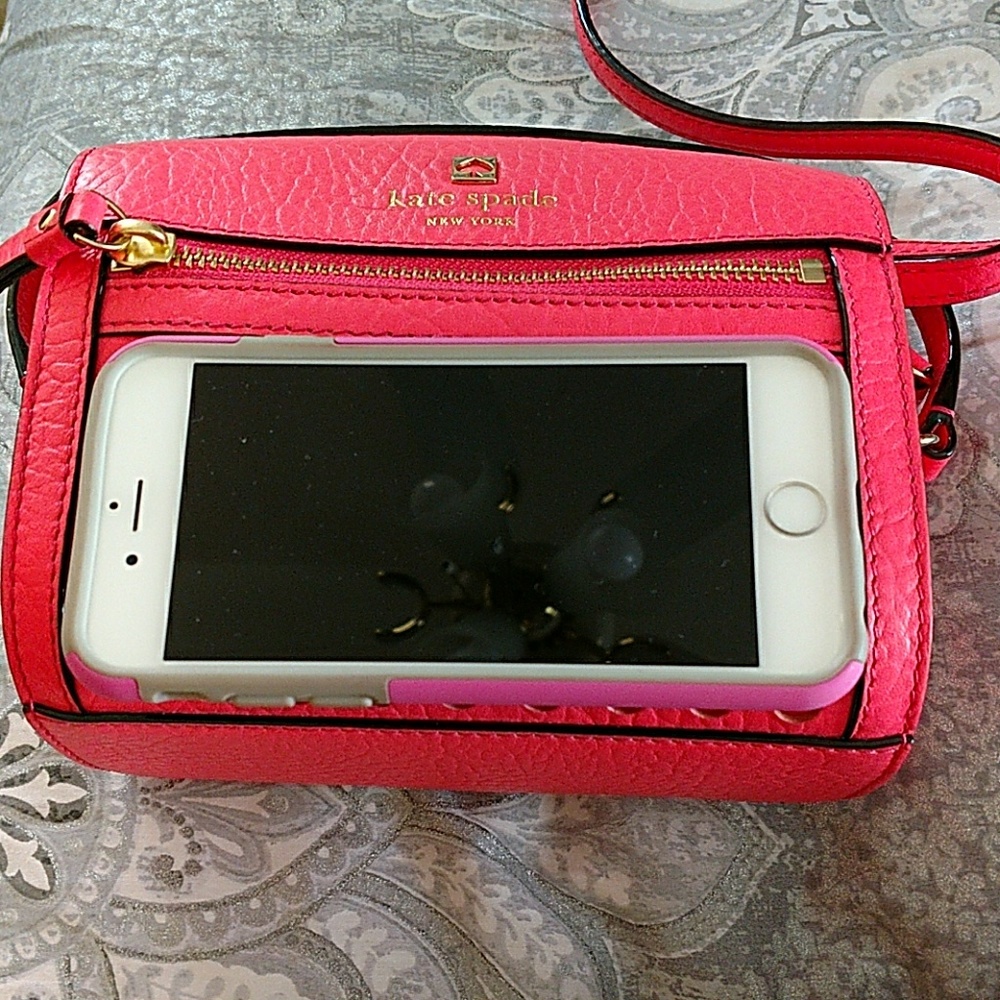 NWT Kate Spade Watermelon Pink Cross body bag. - Picture 5 of 5